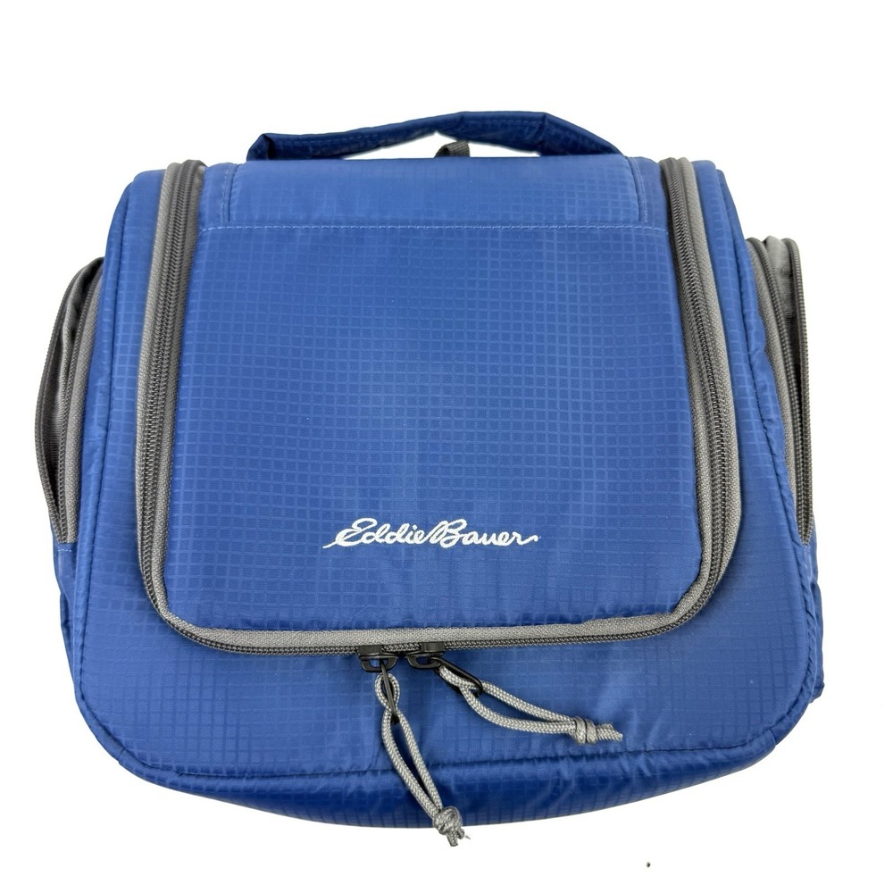 Eddie Bauer Expedition Dopp Kit Hanging Toiletry Bag Sapphire Blue Unisex NEW